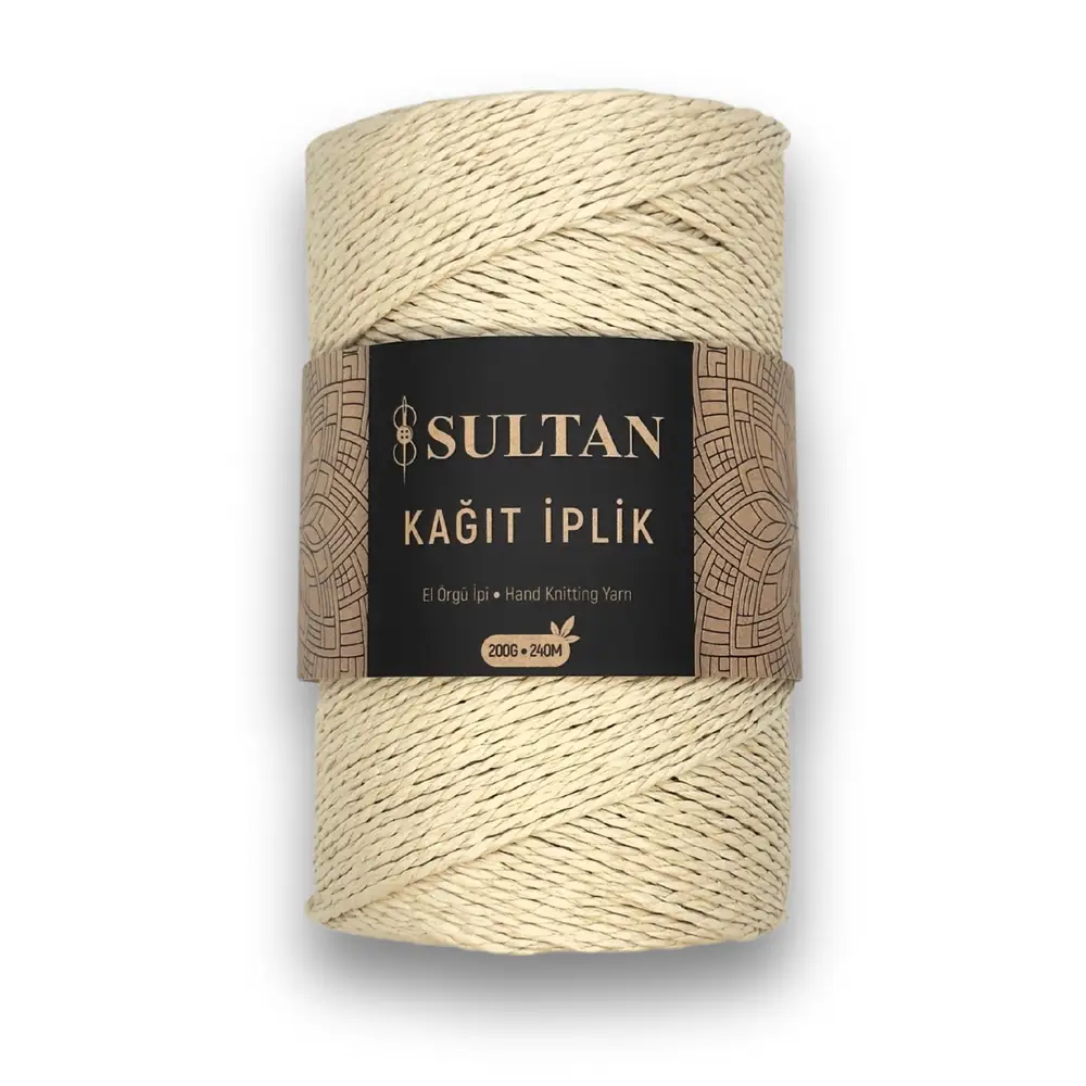 sultan-kagıt-ip-45 Sultan kağıt ip ile Sadece çanta, şapka, kemer gibi şık aksesuarlar değil, aynı zamanda supla, runner ve kırlent gibi ev dekorasyon ürünleri de kağıt iplik ile kolayca yapılabilir. Kağıt ip ile yaratıcılığınızı konuşturarak, tığ işi projelerinizde bu ipliği dilediğiniz gibi kullanabilirsiniz. İpliğin daha rahat örülmesi için hafifçe nemlendirerek kullanmak en iyi sonucu verir.