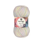 Bebekler ve alerjik cilde sahip bireyler için özel olarak tasarlanmıştır. Tüylenmeyen ve yumuşak bir iplik arıyorsanız, Kartopu baby one prints tam size göre!