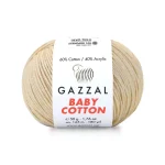 Gazzal Baby Cotton ile renklerin büyülü dünyasına adım atın. Yumuşak dokusu ve çeşitli renkleriyle her örgüye zarafet katın, özgünlüğünüzü ön plana çıkarın
