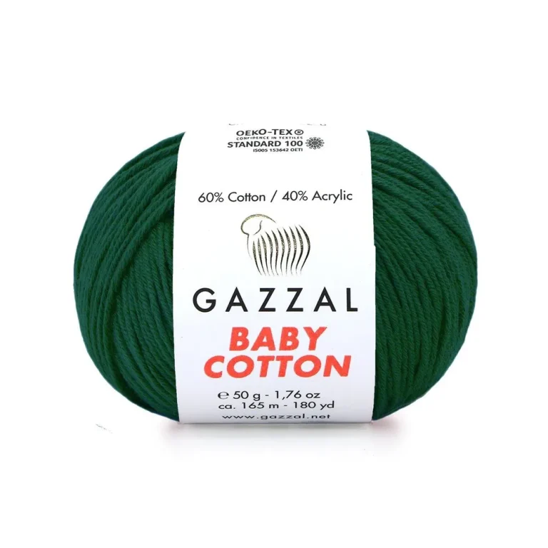 Gazzal Baby Cotton ile renklerin büyülü dünyasına adım atın. Yumuşak dokusu ve çeşitli renkleriyle her örgüye zarafet katın, özgünlüğünüzü ön plana çıkarın
