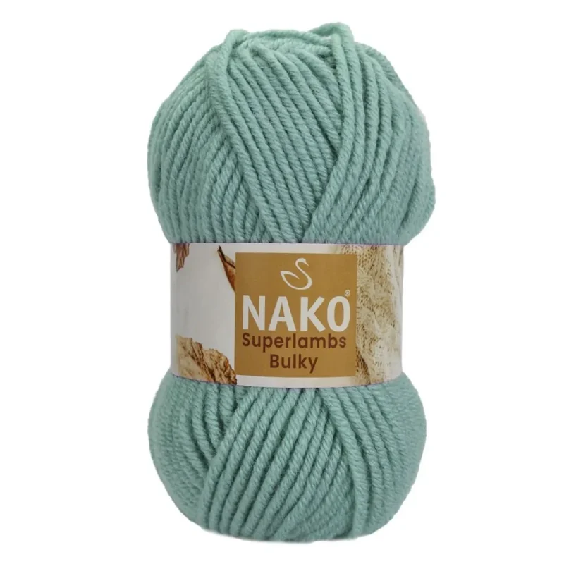Nako Süperlambs bulky İplik: %25 yün, %75 akrilik, 100 g - 100 m. Kolay örülür, 30°C’de yıkanabilir, zengin renk seçenekleriyle her projeye uygun!