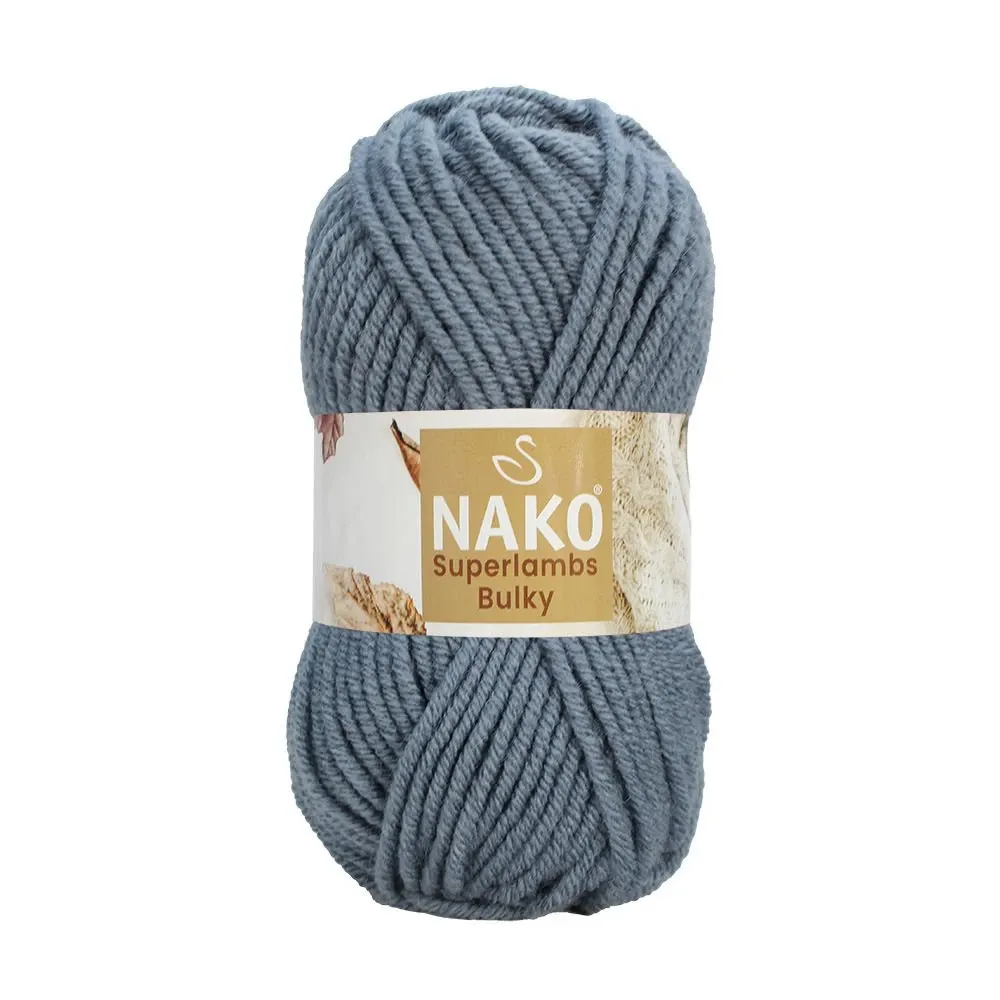Nako-süperlambs-bulky-6705 Nako Süperlambs bulky İplik: %25 yün, %75 akrilik, 100 g - 100 m. Kolay örülür, 30°C’de yıkanabilir, zengin renk seçenekleriyle her projeye uygun!
