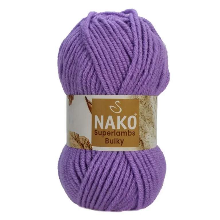 Nako Süperlambs bulky İplik: %25 yün, %75 akrilik, 100 g - 100 m. Kolay örülür, 30°C’de yıkanabilir, zengin renk seçenekleriyle her projeye uygun!