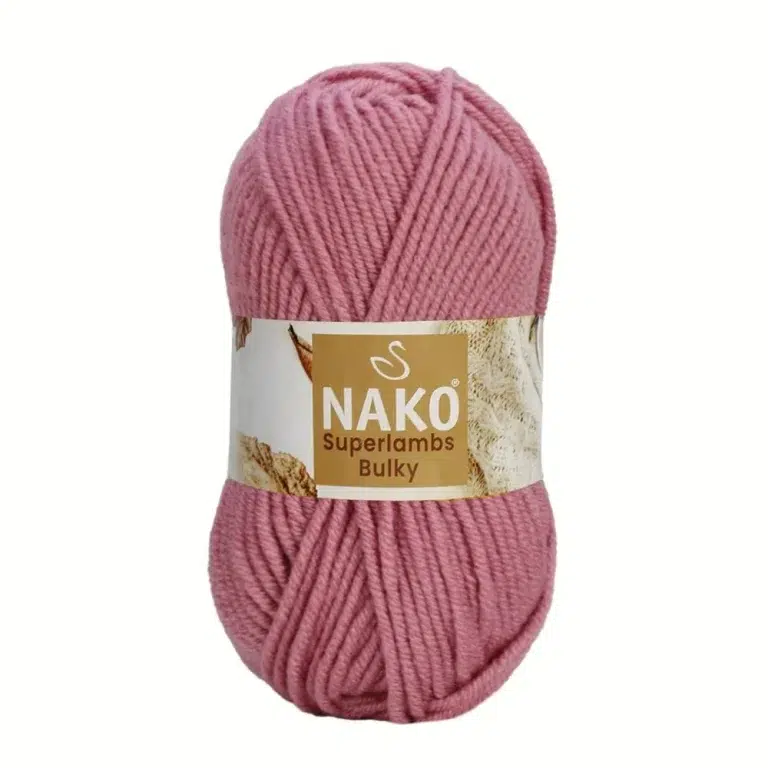 Nako Süperlambs bulky İplik: %25 yün, %75 akrilik, 100 g - 100 m. Kolay örülür, 30°C’de yıkanabilir, zengin renk seçenekleriyle her projeye uygun!