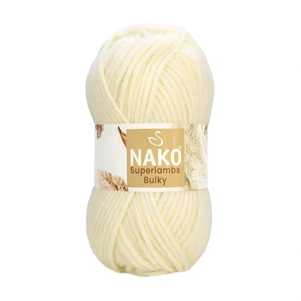 nako-süperlambs-bulky-6645 Nako Süperlambs bulky İplik: %25 yün, %75 akrilik, 100 g - 100 m. Kolay örülür, 30°C’de yıkanabilir, zengin renk seçenekleriyle her projeye uygun!