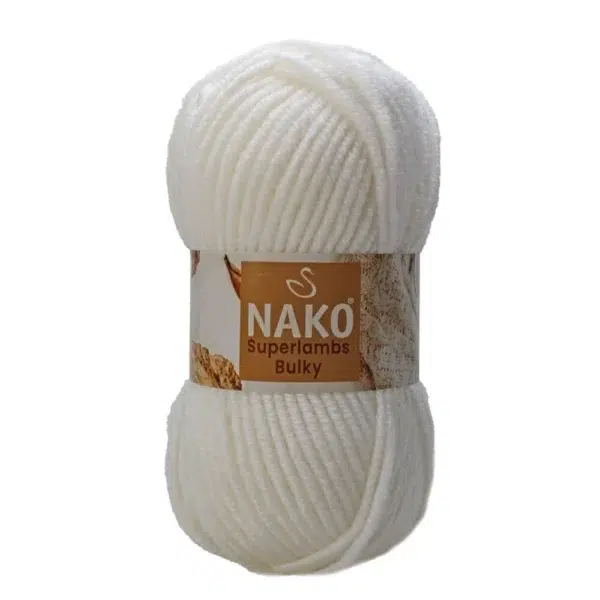 Nako Süperlambs bulky İplik: %25 yün, %75 akrilik, 100 g - 100 m. Kolay örülür, 30°C’de yıkanabilir, zengin renk seçenekleriyle her projeye uygun!
