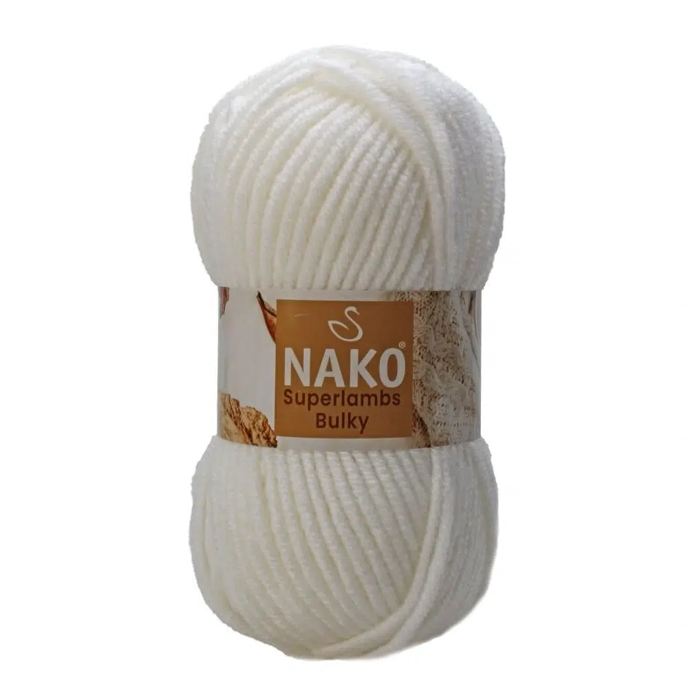 Nako-süperlambs-bulky-208 Nako Süperlambs bulky İplik: %25 yün, %75 akrilik, 100 g - 100 m. Kolay örülür, 30°C’de yıkanabilir, zengin renk seçenekleriyle her projeye uygun!