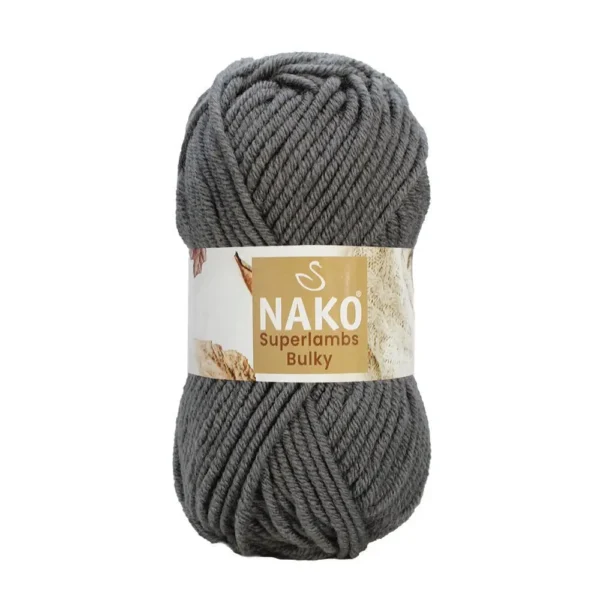 Nako Süperlambs bulky İplik: %25 yün, %75 akrilik, 100 g - 100 m. Kolay örülür, 30°C’de yıkanabilir, zengin renk seçenekleriyle her projeye uygun!