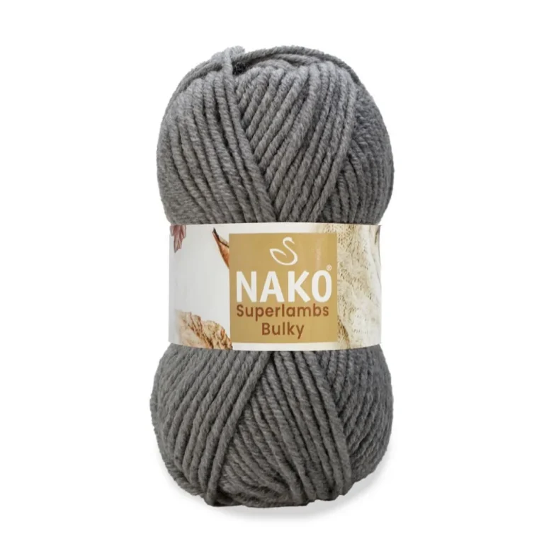 Nako Süperlambs bulky İplik: %25 yün, %75 akrilik, 100 g - 100 m. Kolay örülür, 30°C’de yıkanabilir, zengin renk seçenekleriyle her projeye uygun!