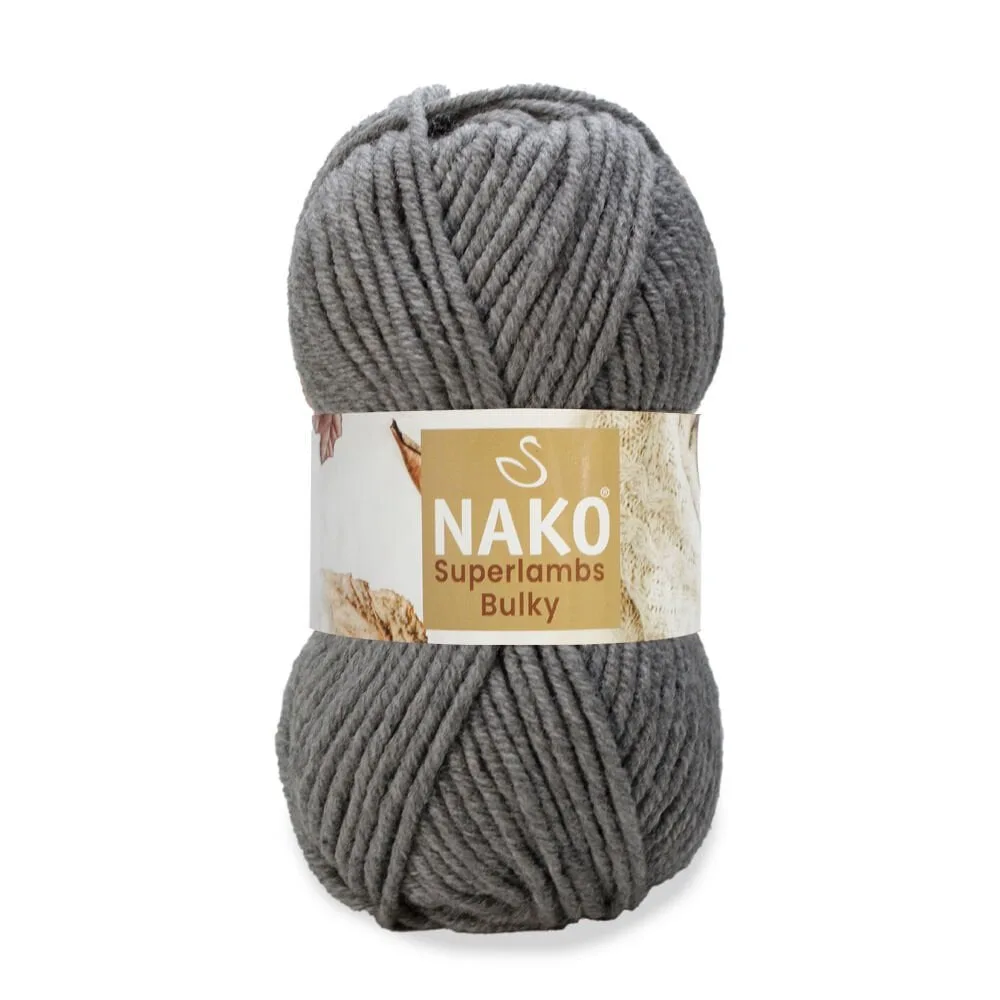 Nako-süperlambs-bulky-4977 Nako Süperlambs bulky İplik: %25 yün, %75 akrilik, 100 g - 100 m. Kolay örülür, 30°C’de yıkanabilir, zengin renk seçenekleriyle her projeye uygun!