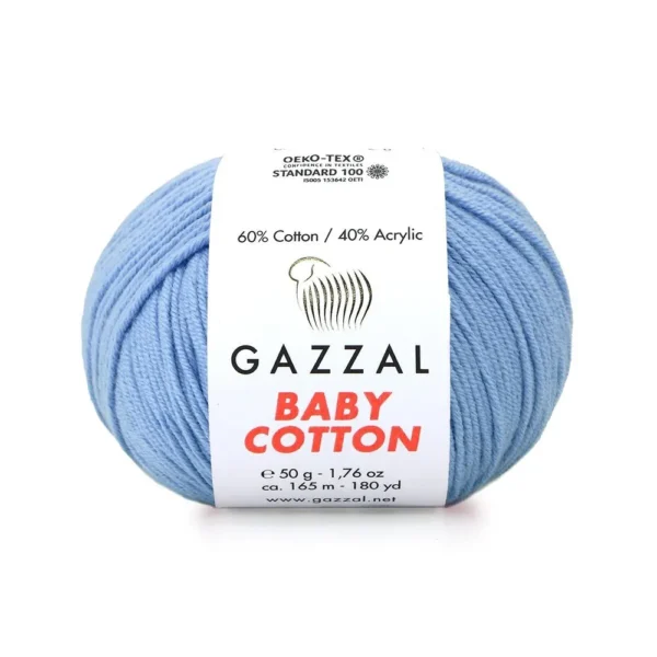 Gazzal Baby Cotton ile renklerin büyülü dünyasına adım atın. Yumuşak dokusu ve çeşitli renkleriyle her örgüye zarafet katın, özgünlüğünüzü ön plana çıkarın