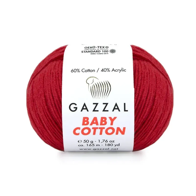 Gazzal Baby Cotton ile renklerin büyülü dünyasına adım atın. Yumuşak dokusu ve çeşitli renkleriyle her örgüye zarafet katın, özgünlüğünüzü ön plana çıkarın