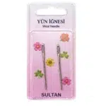 Sultan Metal Yün İğnesi 2'li Set