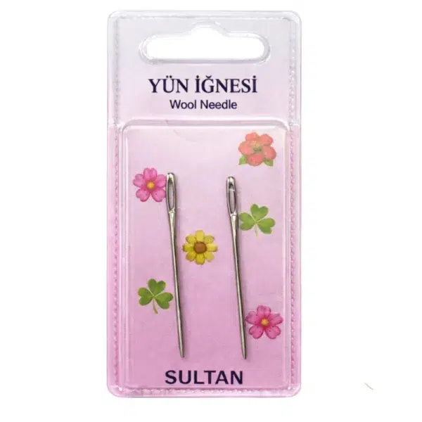 Sultan Metal Yün İğnesi 2'li Set