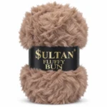 Sultan Fluffy Bun 77 Karamel Kürk El Örgü İpi