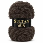 Sultan Fluffy Bun 78 Kahve Kürk El Örgü İpi